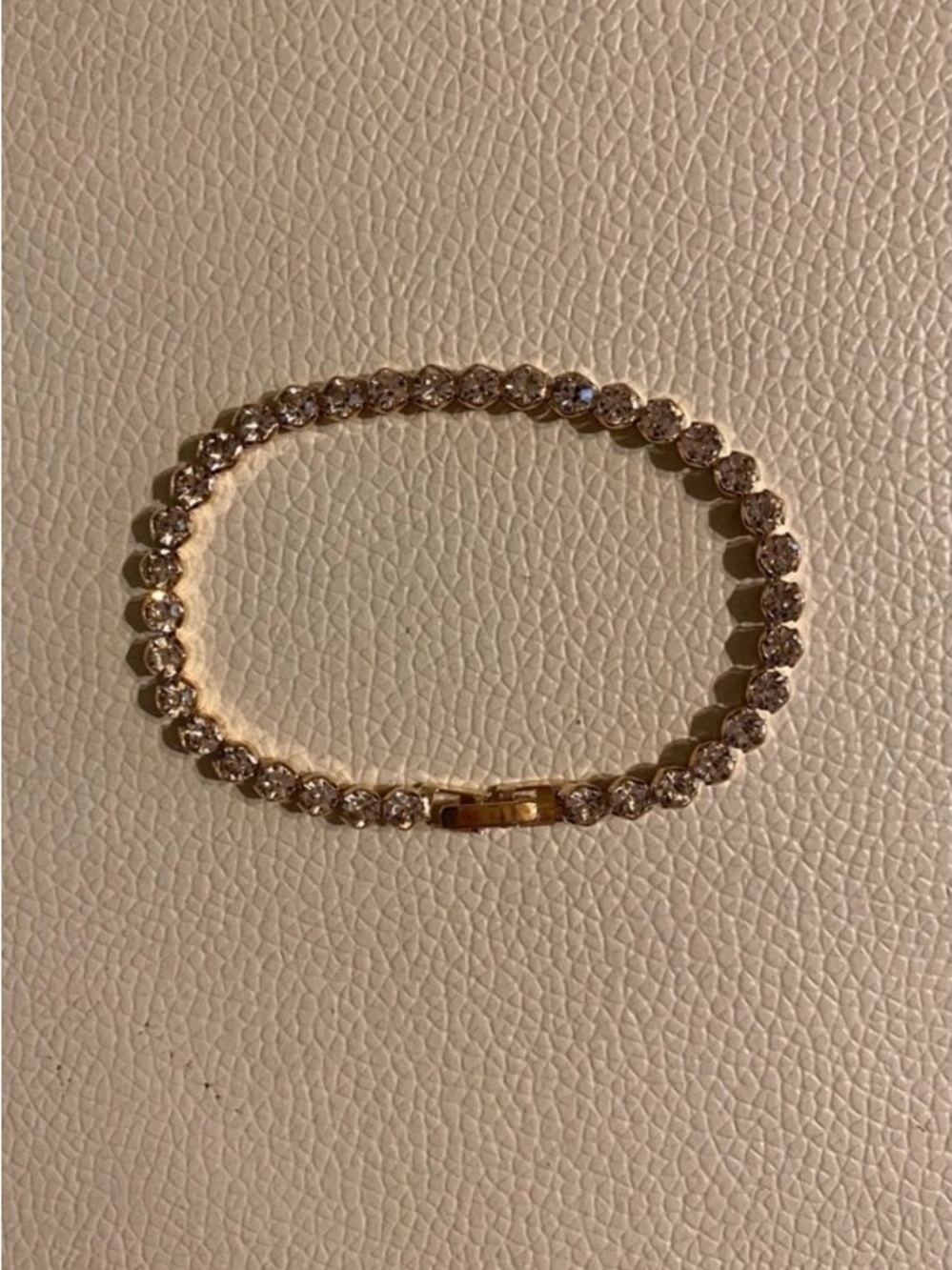 8CT Bezel Set Lab Created Diamond Tennis Bracelet 14K Yellow Gold Plated